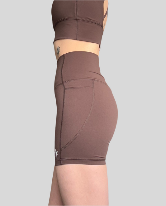 Comfort Pocket Shorts - Chocolate Brown