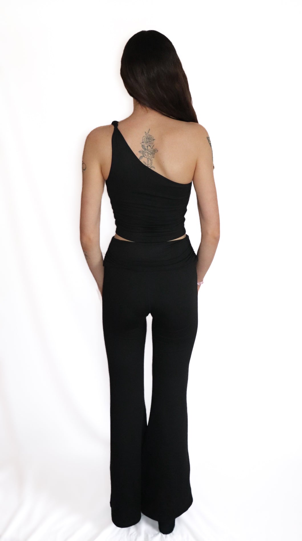 Cloud Comfort Fold Over Waist Flare Leggings (Imperfect Collection)