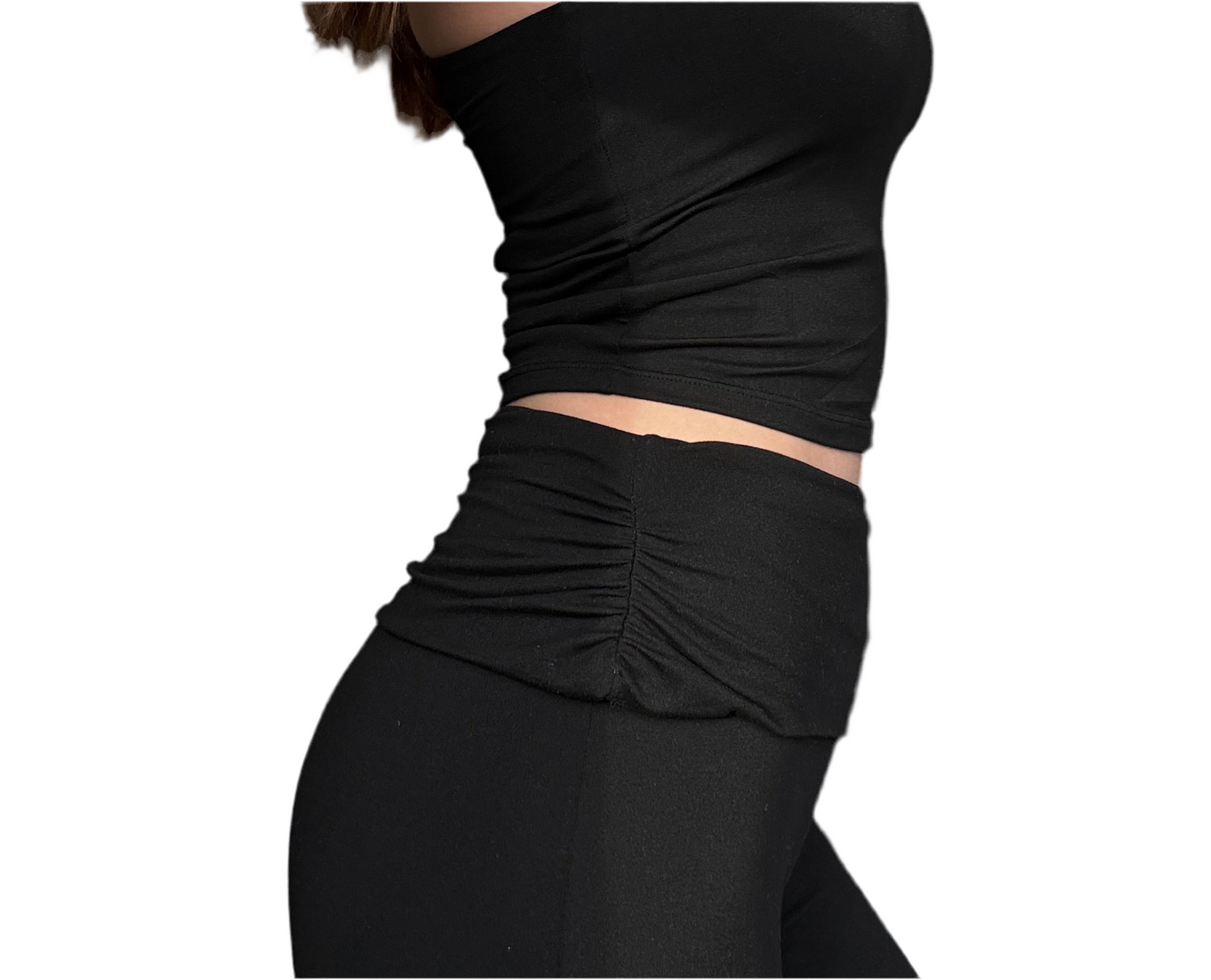 Cloud Comfort Fold Over Waist Flare Leggings (Imperfect Collection)