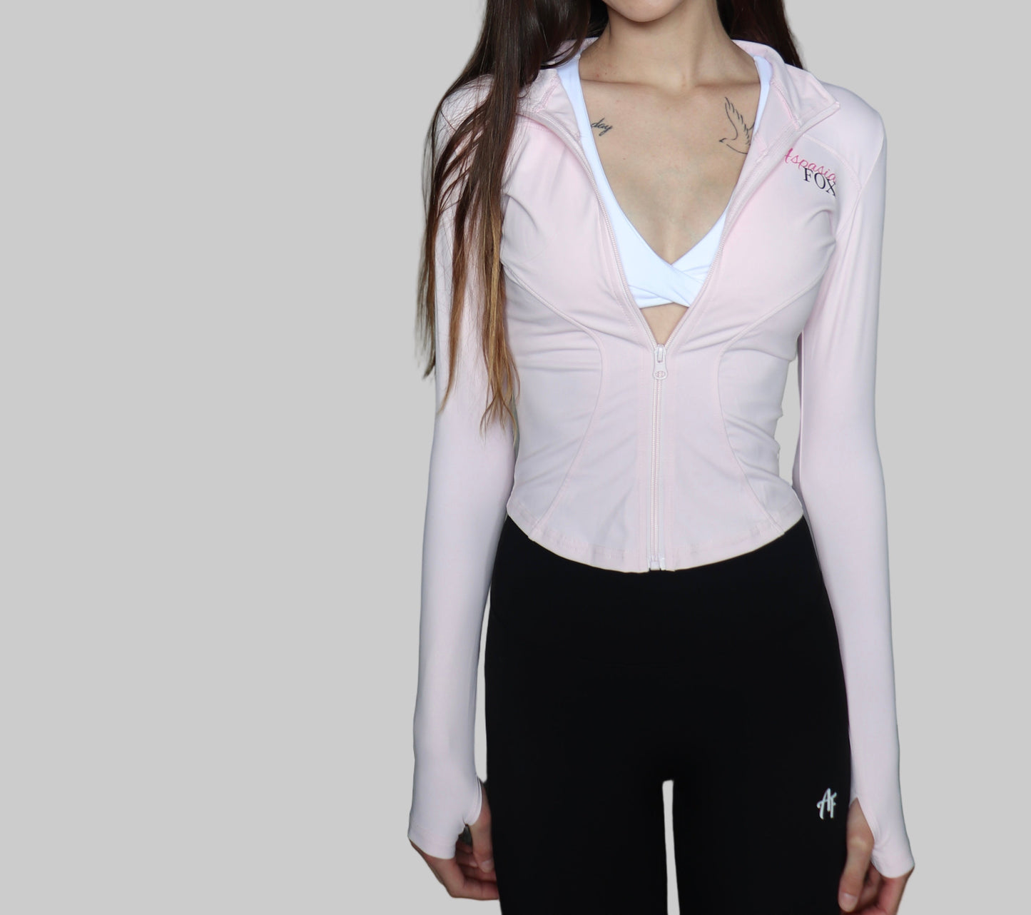 Slim Fit Sculpt Jacket - Baby Pink